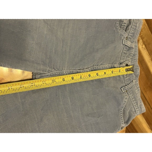 Vintage Levis California Straights Corduroy Pants Sz 26 Lt Blue High Rise EUC - Picture 10 of 10
